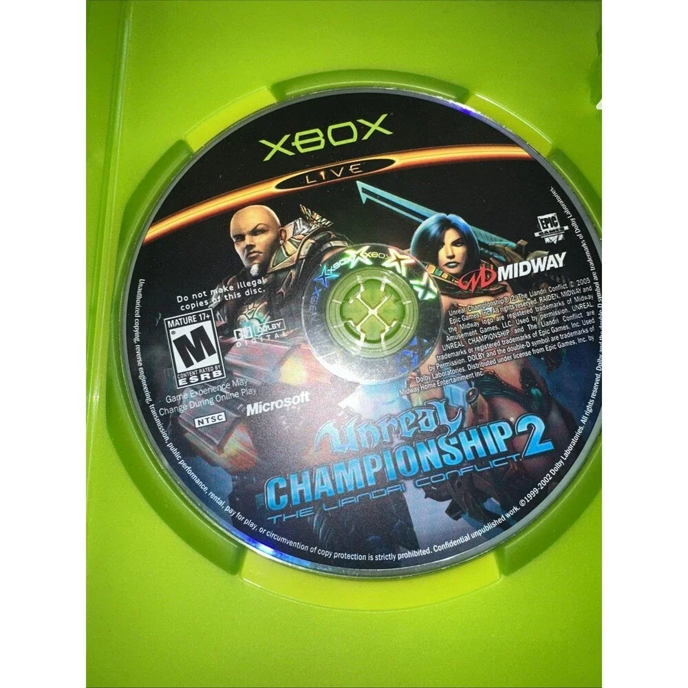 Unreal Championship 2: The Liandri Conflict (Microsoft Xbox, 2005) [DISC ONLY]